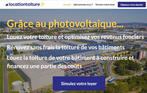 Plateforme location toiture